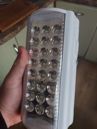 Ліхтар переносний світлодіодний 24 LED Almina DL-2424 з повербанком 3000 mAh Червоний