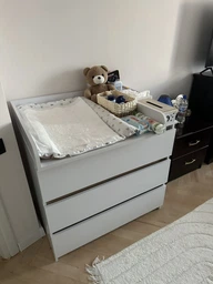 Комод зі знімною пеленальною полицею MS301, шириною 900 мм фото від покупців 3