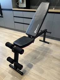 Скамья тренировочная Hop-Sport HS-1010 Pro универсальна для жима и пресса фото от покупателей 3