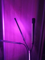 Фітолампа світлодіодна LED Plant Grow Light на 4 лампи для росту рослин на прищіпці фітосвітильник для кімнатних квітів, розсади