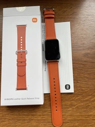 Ремешок Xiaomi Leather Quick Release Strap для Smart Band 8 Pro Coral/Orange (BHR8002GL)