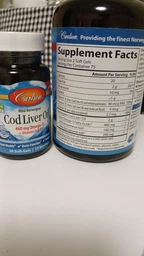 Жирні кислоти Carlson Labs Cod Liver Oil Gems, 150+30 капсул