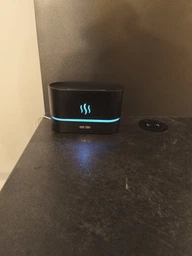 Ультразвуковий зволожувач повітря Flame Aroma Diffuser, аромадифузор (1010637-Black)