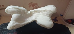 Подушка ортопедична анатомічна для ніг і колін Leg Pillow, гіпоалергенна для сну на боці з ефектом пам’яті і знімним чохлом на блискавці, для вагітних, при болях у суглобах, для підтримки спини Біла, FG-197D1 фото від покупців 2