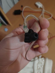 Вакуумные наушники KZ EDX динамичные с глубоким басом и звуком Hi-Fi (Черный)