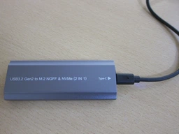 Зовнішня кишеня Dynamode для M.2 SSD NVMe (PCIe)/M.2 SSD SATA combo — USB 3.2 Gen 2 Type-C (DM-CAD-SSD05) фото від покупців 1