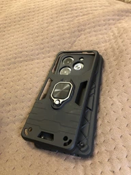 Чохол із кільцем Transformer на Tecno Pova 6 Neo / чорний