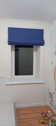 Римська штора мотузковий карниз класик рогожка-дімаут бузковий 40х170 см фото від покупців 11