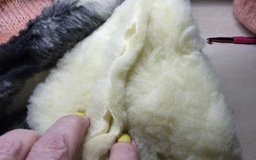 Чуни меховые RW из овчины р.40 (26 см) с опушкой в клетку T430