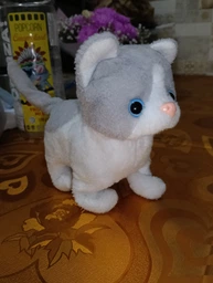 Мягкая игрушка Simba Toys Chi Chi Love Котенок, который ходит, мяукает и виляет хвостиком 15 см (5893453)