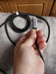Кабель швидкісний 20 Гбіт/с 4K 60 FPS Type-C на Type-C USB3.2 HOCO 20Gbps super-speed (2m, 100W, 4K). Black фото від покупців 4
