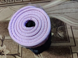 Килимок спортивний Cornix NBR 183 x 61 x 1 cм для йоги та фітнесу XR-0093 Purple/Purple фото від покупців 5