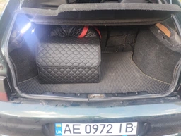 Автомобільний органайзер у багажник з екошкіри чорний з чорною прошивкою L 50 32 32 см 50 л автомобільна сумка саквояж автосумка ящик в машину автомобіль автомобільні сумки автосумки органайзери для багажника авто автомобіля машини складний на липучках фото від покупців 11
