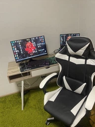 Кресло игровое GAMING CHAIR G-001 цвет черный-серый