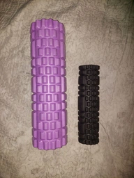 Массажный ролик Grid Roller YogaLife 45х14 см оранжевый (роллер, валик, цилиндр для МФР и йоги, массажер для спины, ног, рук, шеи) YL-GR2.1-Or фото от покупателей 3