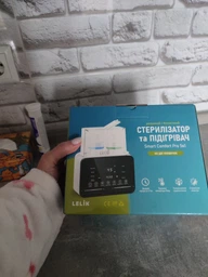 Умный стерилизатор и подогреватель детских бутылочек LELIK Smart Comfort Pro 5в1 на две бутылочки с подсветкой и таймером, белый фото от покупателей 12