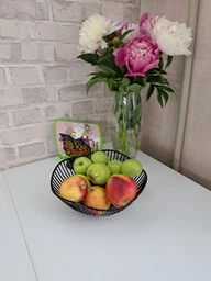 Фруктівниця DecorArt "Напівхвилька" 24x10 см чорний фото от покупателей 1