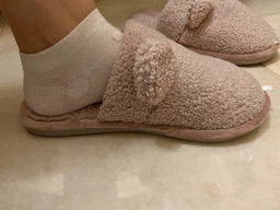 Женские домашние тапочки утепленные меховые с закрытым носком Twins Hs Teddi Меховые 38/39 26 см Серые (4820182037726)