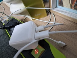 Швидка зарядка для айфона Зарядний пристрій Dual USB-C 35W Блок живлення для айфон подвійний Type-C Power Adapter Адаптер для заряджання Samsung/iPhone/iPad White потужні зарядні пристрої Kayfovo B35 фото від покупців 1
