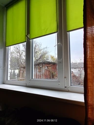 Ролета тканинна Roll Group Амелі LUX 190х165 Блакитний 12 фото від покупців 4
