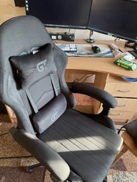 Геймерское кресло GT Racer X-2324 Fabric Black/Gray фото от покупателей 16