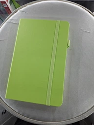 Книга записна Buromax Etalon 125х195мм 96 аркушів у лінію обкладинка зі штучної шкіри салатовий (BM.291260-15) фото від покупців 6