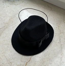 Шляпка Гангстер маленький SETA Decor 23-675BLK