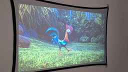 Экран для проектора 60 " дюймов SOFT BLACK 16:9 настенный портативный Стрейчевая ткань белый / черный В комплекте крепление крючки