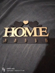 Ключниця ''Home'' 14х25 см Золото