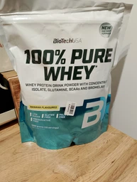 Протеїн BioTech USA 100% PURE WHEY 400 грамів Смак Банан