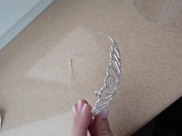 Корона на голову зі стразами "Diamond Crown", срібло фото от покупателей 1