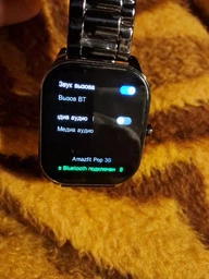 Розумні годинники Amazfit Pop 3S Metal Black(чорний) фото від покупців 2