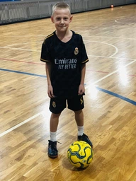 Форма футбольная детская Mbappe (Мбаппе) 9 REAL MADRID 2025, 26 размер, 12 лет, 140-145 см, черная фото от покупателей 3