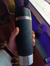 Термокружка Tefal Travel Mug Classic 0.5 л Синяя (N2022110) фото от покупателей 12