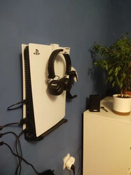 Настенное крепление DOBE для консоли PS5 / PS5 Slim / PS5 Pro (Disk Drive version/Digital Edition) / геймпада DualSense / крючок наушники PS5 Pulse 3D / держатель-кронштейн на стену Sony PlayStation 5 фото от покупателей 2