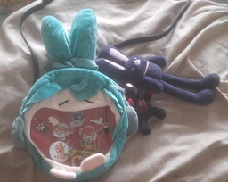 Сумка Мику Хатсуне Miku Hatsune вокалоид аниме сумка игрушка через плечо 23 см плюшевая (SVS)