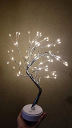 Настільний світильник DIY Auelife 108 Led дерево гірлянда Бонсай Auelife Тепле світло фото от покупателей 15