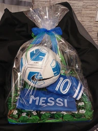 Форма футбольная детская Messi (Месси) 10 Интер Майями (Inter Miami) 2024, 22- 125-135, салатово-черная фото от покупателей 4