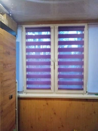 Ролета день ночь Decoharm 81x160 см Антрацит фото от покупателей 14