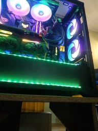 LED стрічка RGB 12V 4-pin для ПК, 40 см — підсвічування корпусу, сумісність ASUS Aura / MSI Mystic Light / RGB Fusion / Polychrome Sync фото від покупців 4