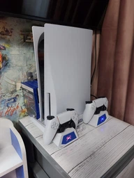 Мультифункциональная подставка 6-в-1 для PlayStation 5 (PS5) iPega PG-P5023A стенд белый фото от покупателей 1