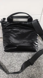 Спортивна сумка кросс-боди через плечо женская тканевая Puma Core Up Mini Tote Bag 09065301 Черная (4067981503742) фото от покупателей 2