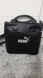 Спортивна сумка кросс-боди через плечо женская тканевая Puma Core Up Mini Tote Bag 09065301 Черная (4067981503742)
