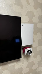 Кріплення на стіну ViMount для оригінальної зарядної станції DualSense PS5 білий