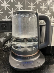 Электрочайник Electrolux 2400 Вт стекло, выбор температуры нагрева 1.7л Медный (E7GK1-8BP) фото от покупателей 9