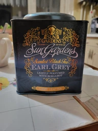 Чай Sun Gardens Earl Grey чорний з бергамотом в металевій банці 150 г (998)