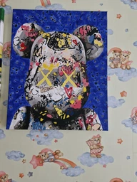 Картина по номерам "Bearbrick" холст на подрамнике 40x50 см RB-0802 фото от покупателей 9
