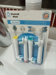 Oral b Braun насадки для электрической зубной щетки на зубную щетку орал би браун Dental Man EB58 X Charcoal power сменные средняя жесткость универсальные насадка средней жесткости набор 4 шт для зубов десен и межзубных промежутков для орал б с углем фото от покупателей 17