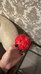 Игрушка для собак WAUDOG Fun Red Ball термопластичный полиуретан 70 мм (25881232) фото от покупателей 7