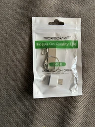 USB Флешка Карта пам'яті MicroDrive Брелок Накопичувач 256Гб Silver фото від покупців 2